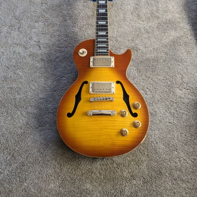 Epiphone レスポール FLORENTINE 美品 虎目 Fホールエレキギター