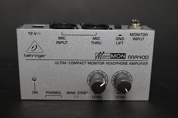 Behringer Micromon MA400 Monitor Headphone Amplifier image 1