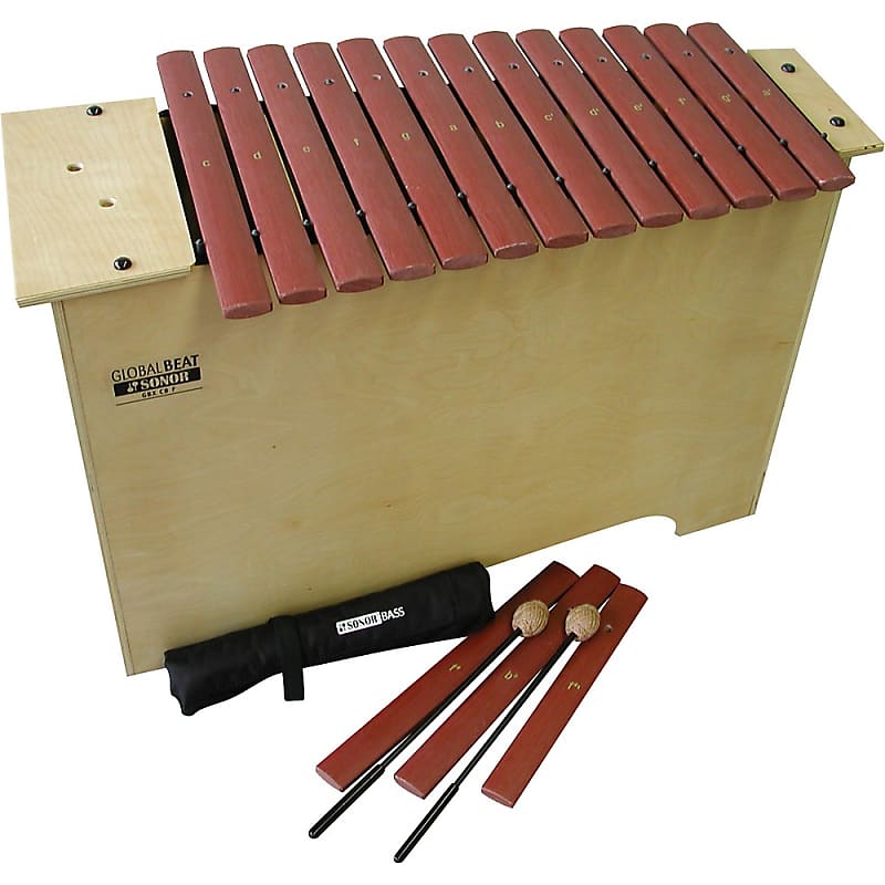 SONOR Global Beat Deep Bass Xylophone with Fiberglass Bars Reverb