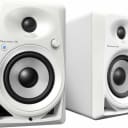 Pioneer DJ DM-40BT-W 4" Bluetooth Desktop Studio Monitor Active Speakers (White)