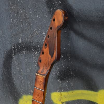 ESP Stratocaster vintage 1955 one piece maple neck*Japan1970s*survived a fire*needs work*or as deco* image 4