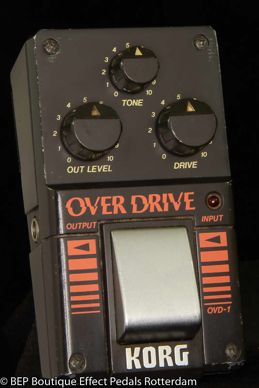 Korg OVD-1 Overdrive 1984 s/n 004868 with rare JRC4558DV 