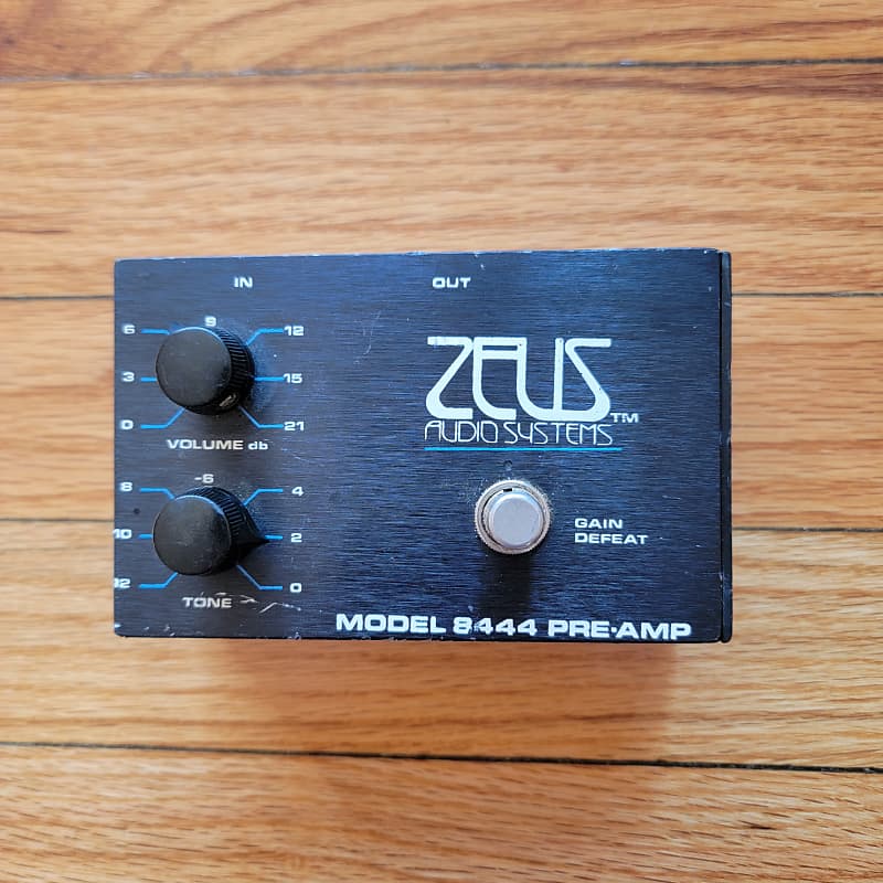 Zeus Audio Systems Model 8444 Preamp Pedal Randy Rhoads Rare Reverb