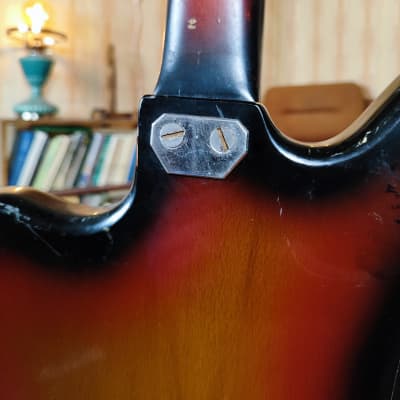 Musima De Luxe 25v Vintage Bass Guitar Jazz Master Jaguar Rare Ddr Gdr Ussr image 11