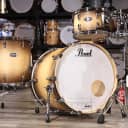 Pearl Masters Maple Complete 4pc Set 22/10/12/16 Satin Natural Burst