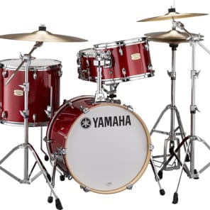 Yamaha SBP8F3 Stage Custom Bop 3-piece Shell Pack - Cranberry Red image 4