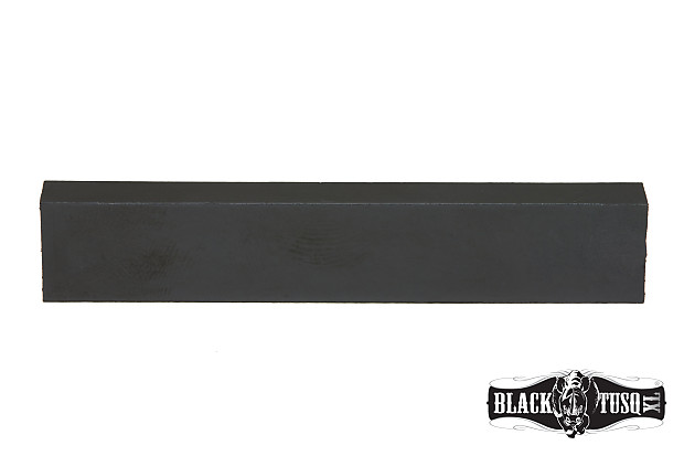 Graph Tech PT-4025-00 BLACK TUSQ XL 1/4" E-to-E Acoustic Guitar Nut Slab Blank image 1