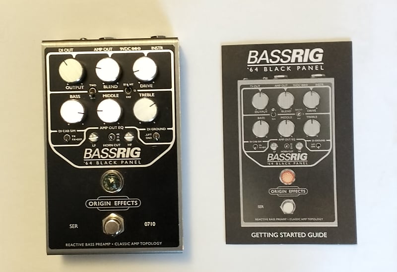 Origin Effects BASSRIG '64 Black Panel