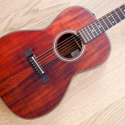 1999 Takamine PT-406 Koa Parlor Acoustic Guitar Near Mint w/ohc