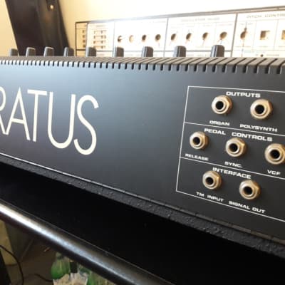 mint CRUMAR  STRATUS vintage polyphonic analog synthesizer + rare accessories image 5