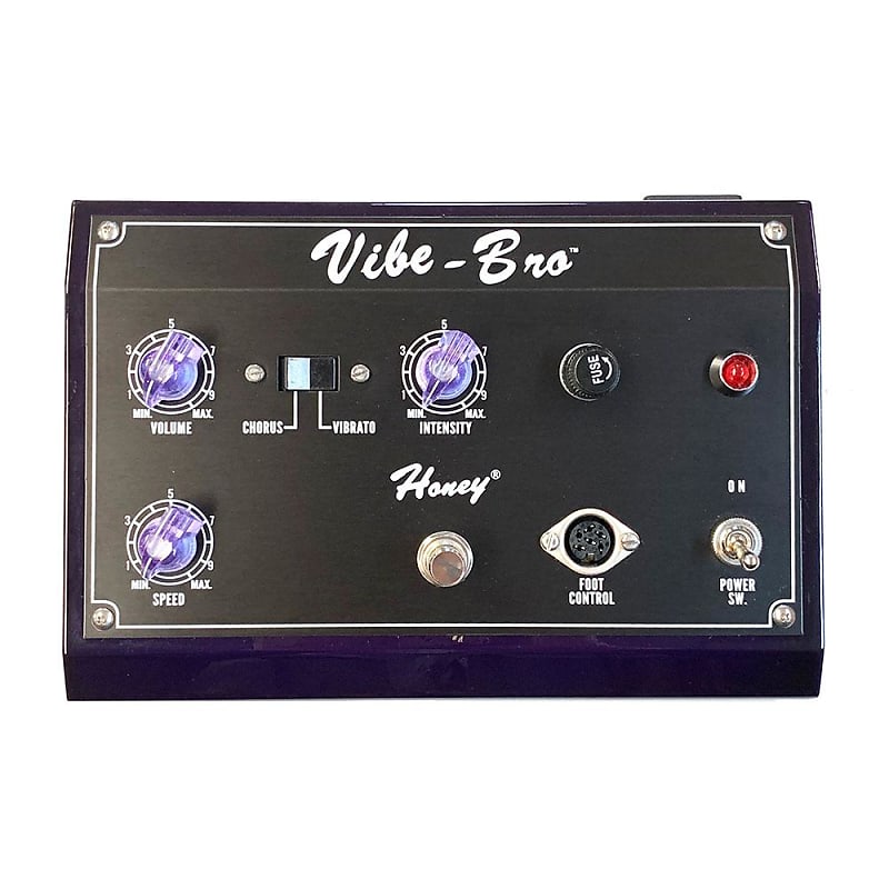 Shin-ei VB-1 Vibe-Bro Chorus Vibrato Pedal Machine Hot Rod Purple image 1