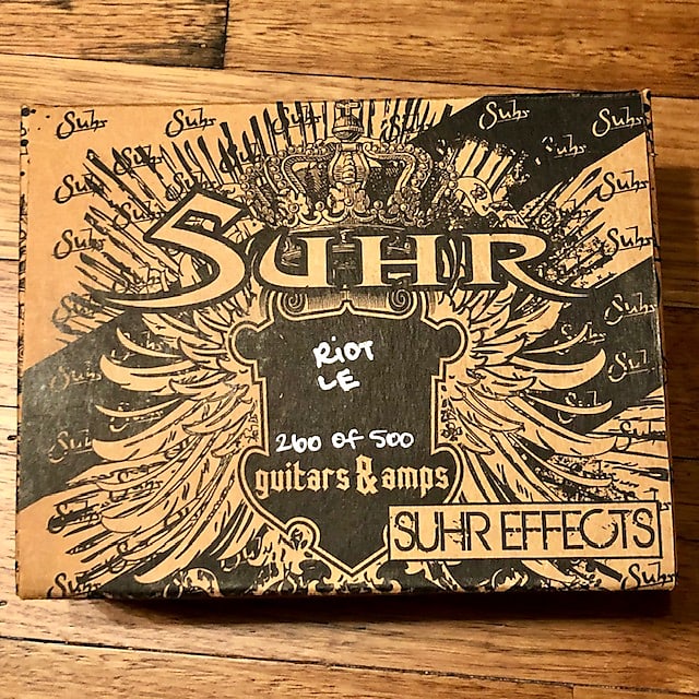 Suhr Riot 'Black' Limited Edition Distortion Pedal (#260 of 500