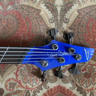 Dingwall Lee Sklar Signature 5 String Bass 2015 Candy Blueberry Gloss image 7