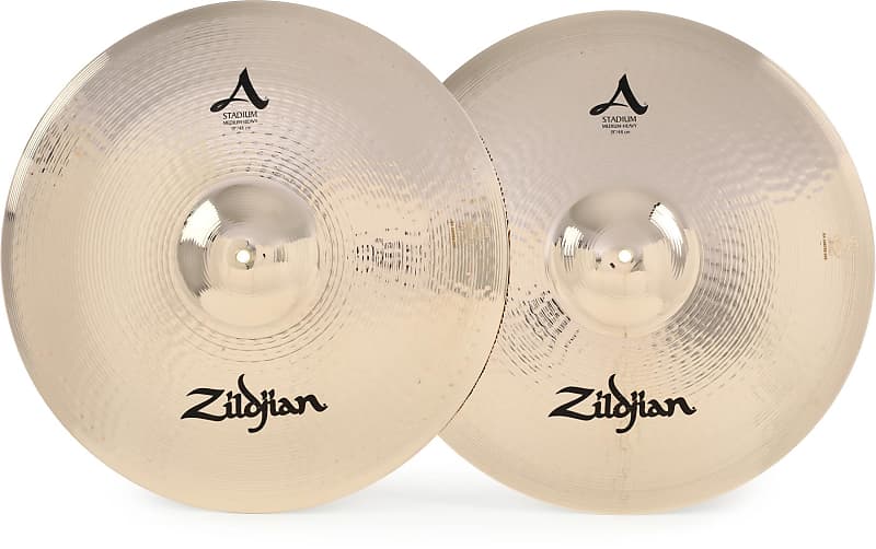 Zildjian 19inch A Stadium Crash Cymbals (3pack) Bundle Reverb