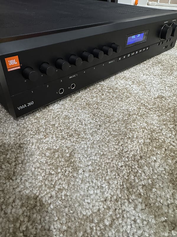 JBL VMA260 8-Input Commercial Powered Mixer / Amplifier with