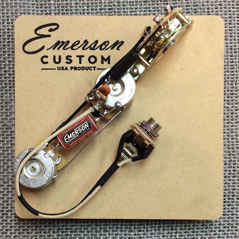 Emerson ECGE3250K Custom Esquire 3Way Prewired Kit with Reverb