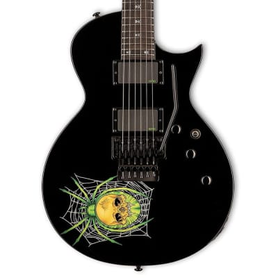 LTD 30th Anniversary KH-3 Kirk Hammet Signature Model - Black Spider Graphic for sale