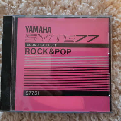 Yamaha S7751 - Rock & Pop Sound card set for SY77 and TG77