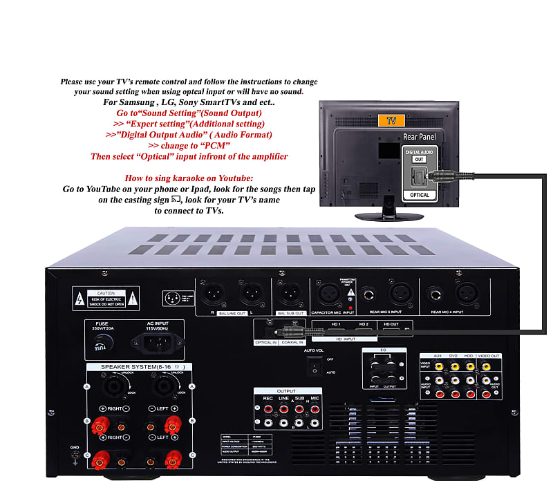 Yamaha Professional Karaoke System Package