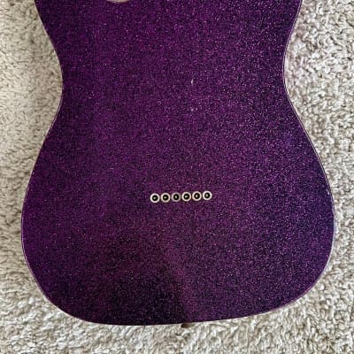 Fender Custom Shop 1960 Telecaster Journeyman Relic Elec Guitar - Purple Sparkle image 5