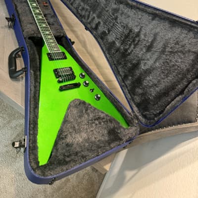 Gibson Dave Mustaine Signature "Rust in Peace" Flying V EXP 2022 - Present - Alien Tech Green image 24