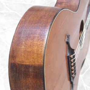 RARITY old WETTENGEL all solid PARLOR parlour guitar Bayreuth Germany ~1920 image 25