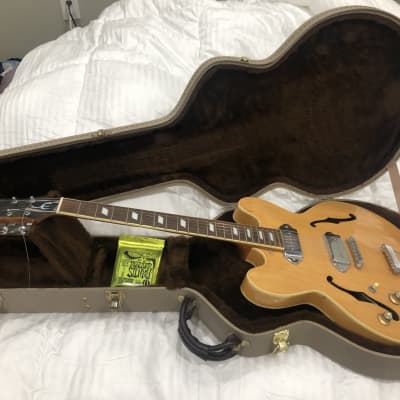 Epiphone Casino Peerless 2003 Natural LEFT HANDED LH MIK for sale