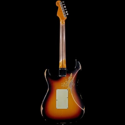 Fender Custom Shop Alley Cat Stratocaster Heavy Relic HSS Floyd Rose Maple Board 3-Tone Sunburst image 6