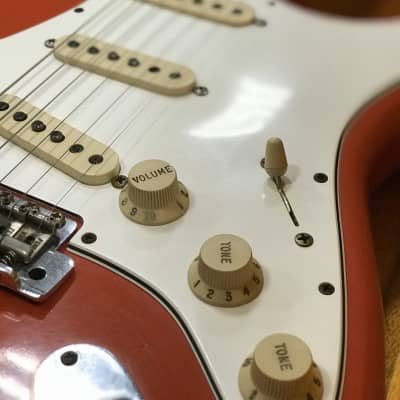Fender  Stratocaster relic messe Yuriy Shishkov Masterbuilt 1960 Red image 3