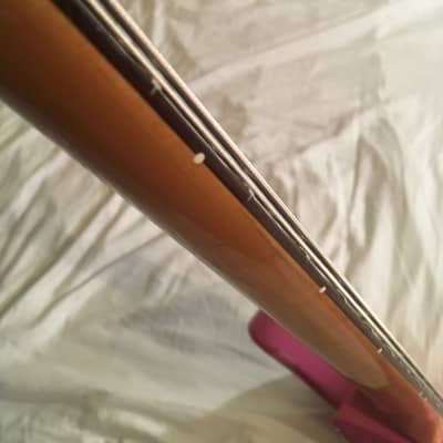Custom Pink 2001 Mark Hoppus Fender Bass w/ Hardshell image 16