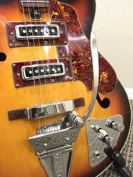 Kingston hollow body on sale guitar