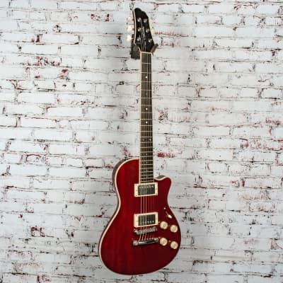 CP Thornton Blues Queen Electric Guitar, Red w/ Case x5089 (USED) image 3