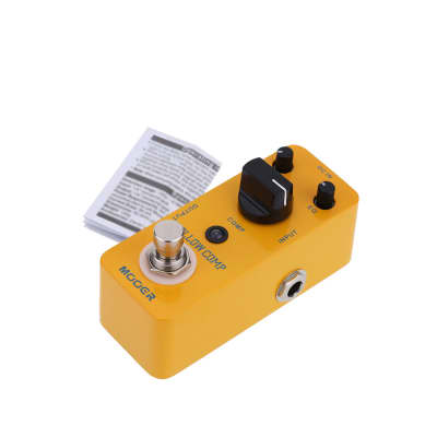 MOOER Yellow Comp Optical Compressor Electric Guitar EQ Compact Effect Pedal image 5