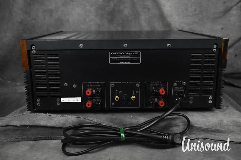 Onkyo Integra M-509 Stereo Power Amplifier in Very Good Condition | Reverb