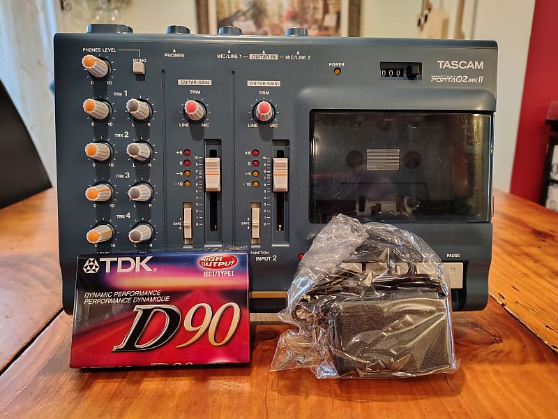 TASCAM Porta 02 mkII Ministudio 4-Track Cassette Recorder