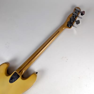 Fender  Tele Bass 1976 - Blond White Humbucker HSC image 8