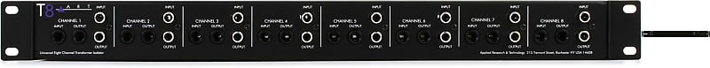 Furman M-8x2 8 Outlet Power Conditioner Bundle with ART T8 8-channel Hum Eliminator / Isolation Rack image 1