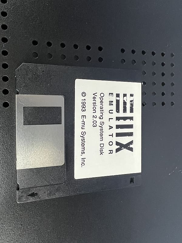 E-MU Systems EIIIXS EIII XS sampler OS 2.03 rack vintage