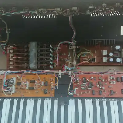 Crumar Stratus 1982 Black organ analog synth SUPER RARE image 14