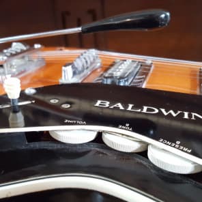 Baldwin  Vibraslim Semi-Hollow Body Electric Guitar 1966 RARE Burns Company image 11