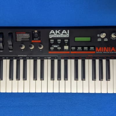 Akai Miniak (virtual analog synthesizer like Alesis Micron/ION, Japan, 2009)