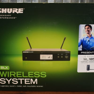 Shure BLX14R-W85-J10 Wireless Rack-mount Presenter System with WL185 Lavalier Microphone Demo image 4