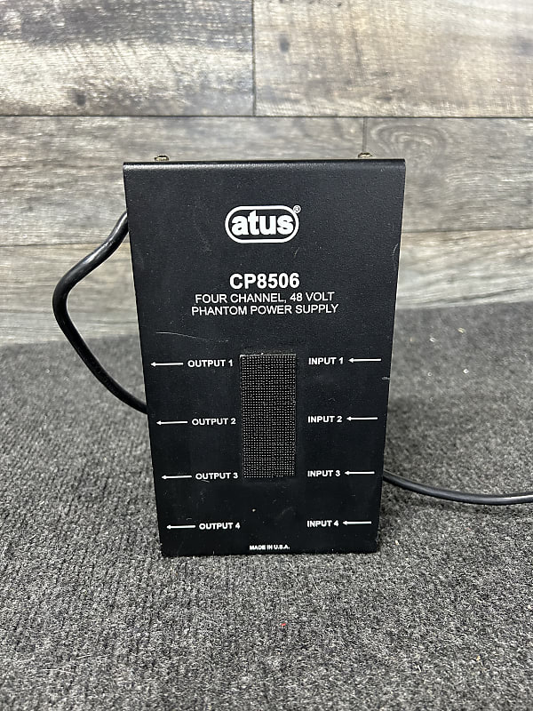 ATUS CP8506 4 Channel 48V Phantom Power Supply USA Made by Reverb