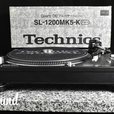 Technics SL-1200MK5-K Black Direct Drive DJ Turntable is in