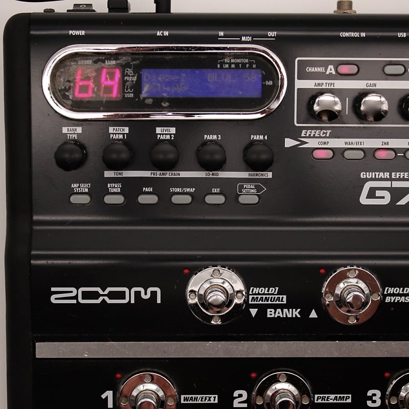 ZOOM G7.1ut Guitar Effects Console Processor With Adapter FedEx DHL Ship  507247