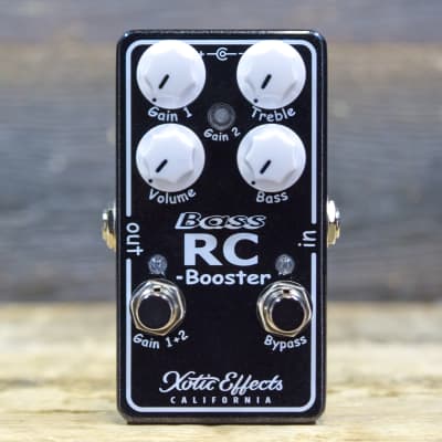 Xotic Effects Bass RC Booster v2 Transparent 20dB+ Clean Boost Bass Effect Pedal image 1