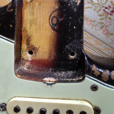 Fender Stratocaster 02/Nov/63 Sunburst, Replacement decal image 3