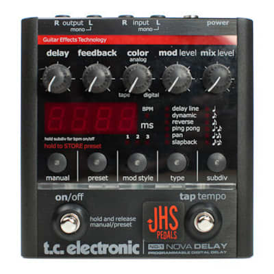 JHS TC Electronic ND-1 Nova Delay with External Preset and Tap Remote Mods