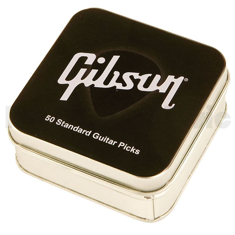 Gibson Standard Pick Tin, 50 Pieces - Heavy image 1