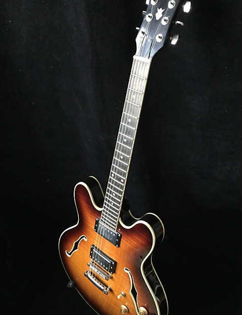 Stagg ES 335 Copy Headstock Overlay Reverb